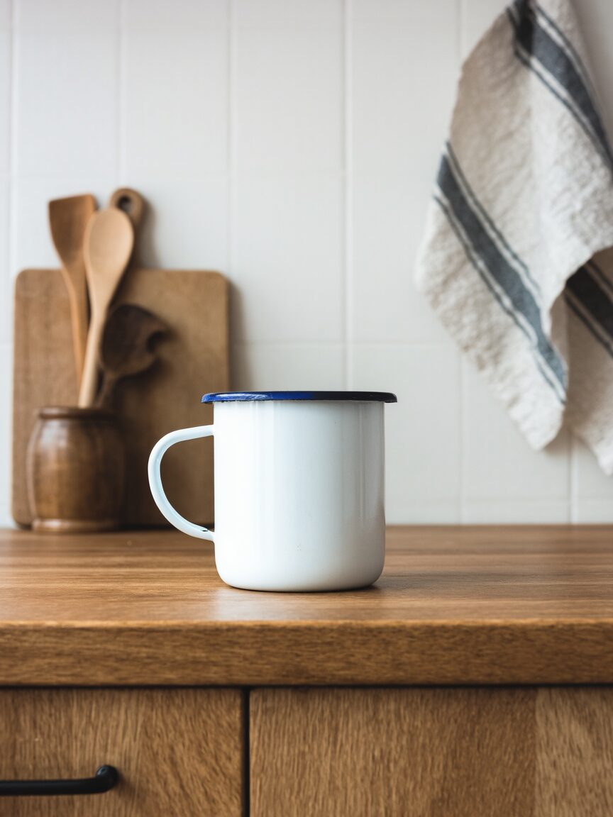 Enamel Mug Mockup Generator