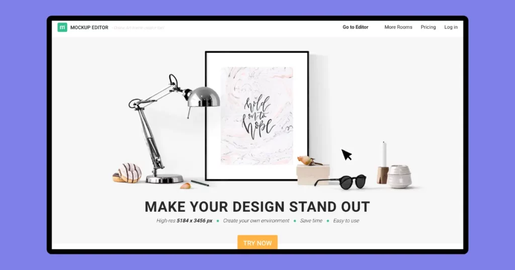 mockup editor website like mediamodifier