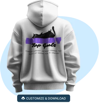 Customize and download your hoodie mockup