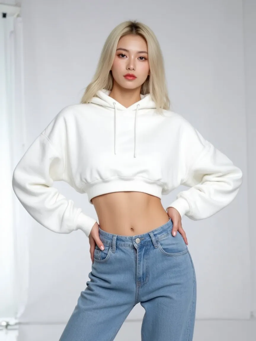 Hooded sweatshirt Mockup
