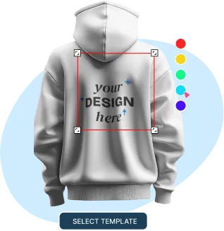 Select hoodie mockup template