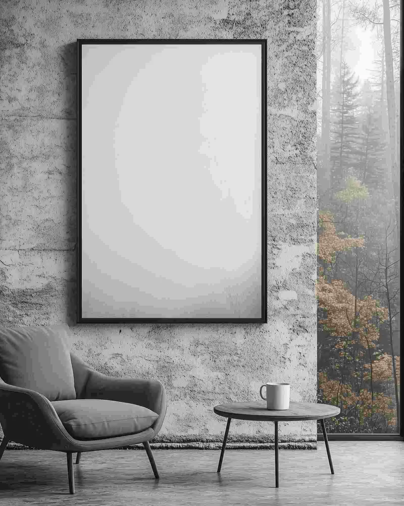Vertical poster mockup