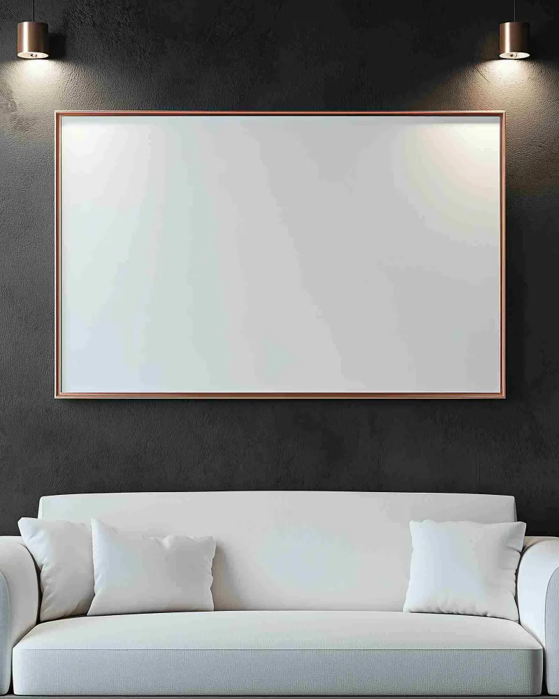 Wide poster mockup