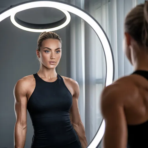 Black Tank Top Mockup