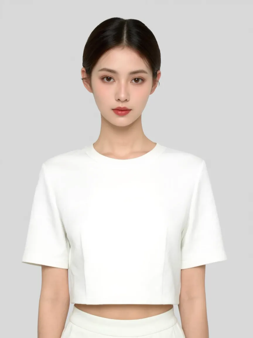 Crop Top Mockup front