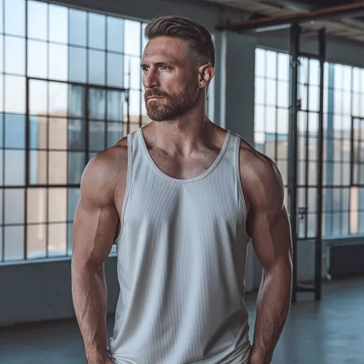 Free Men Tank Top Mockup