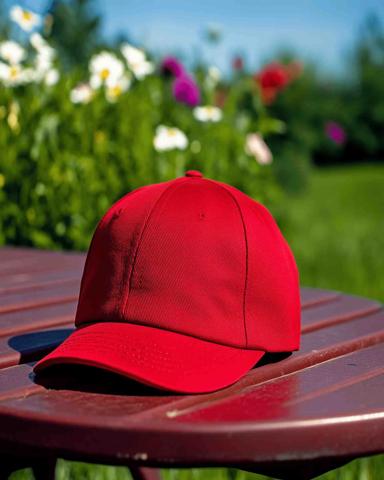Red Cap Mockup