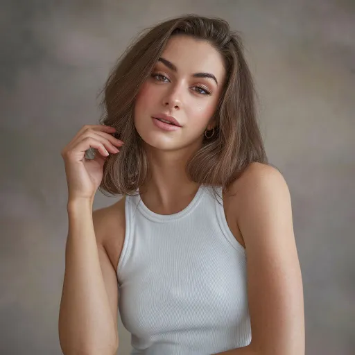 Women Free Tank Top Mockup