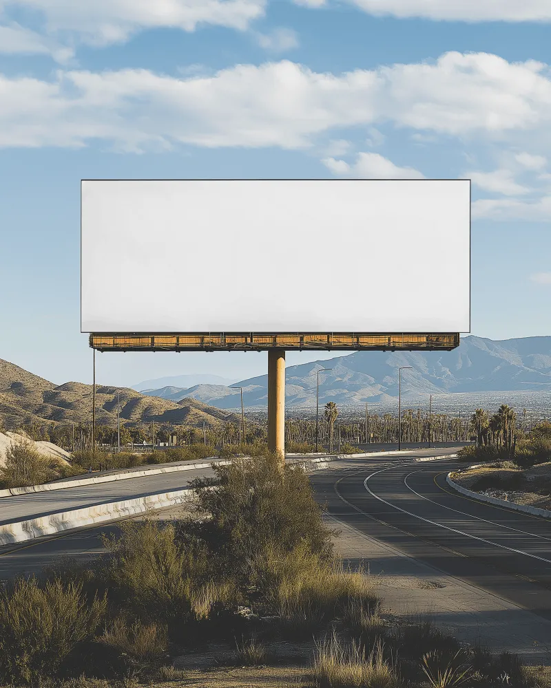 highway billboard mockup