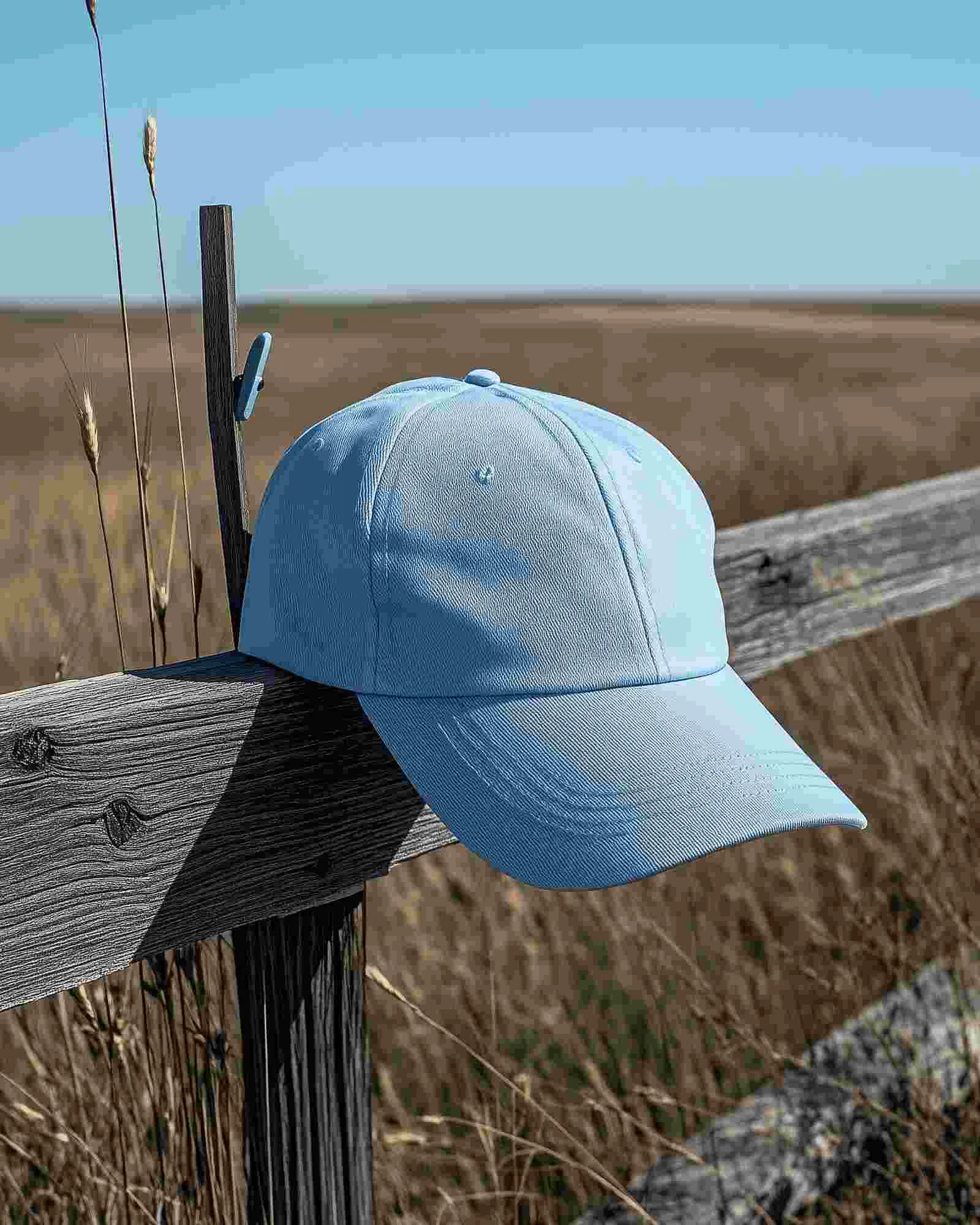 off blue cap mockup