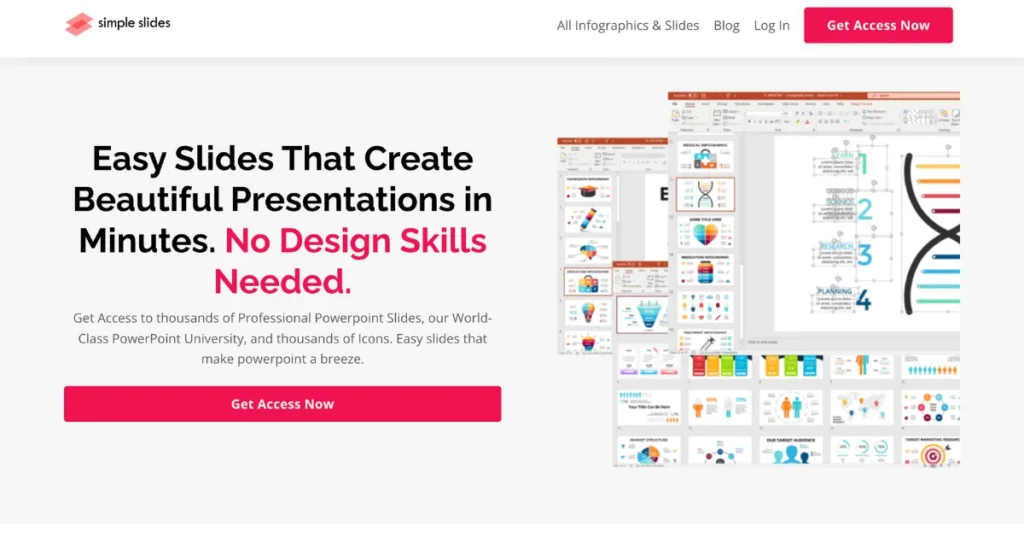 simple slides envato elements alternative for presentation template