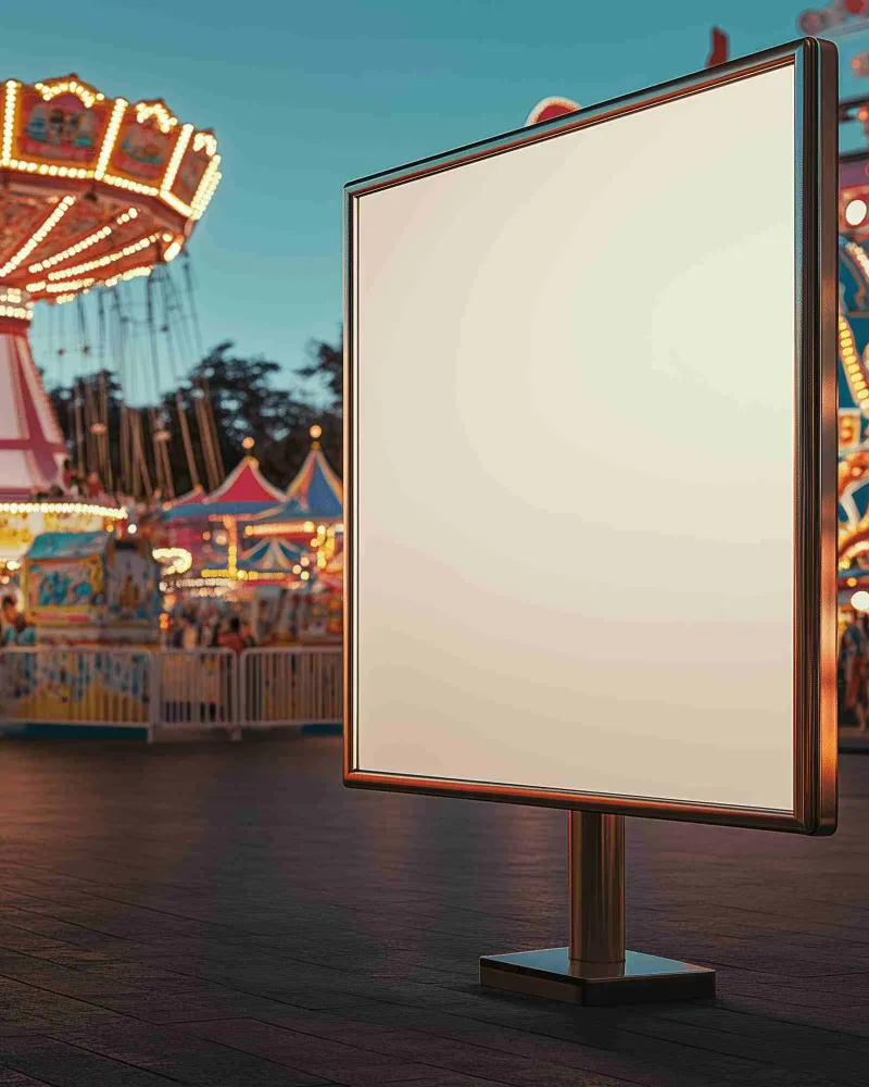 vertical billboard mockup