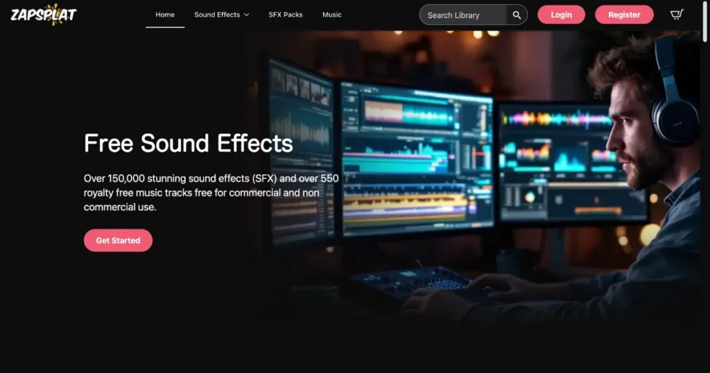 zapsplat site like envato elements for sound effect