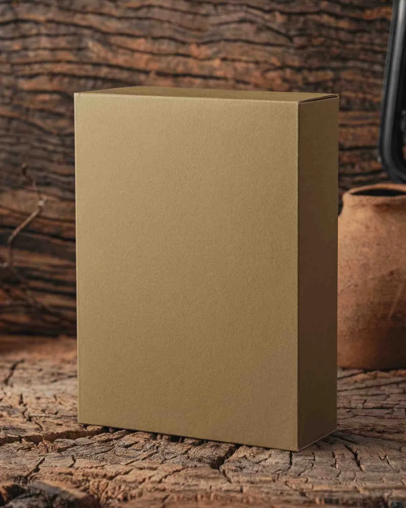 Standing Box Mockup