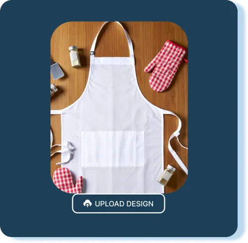 Upload Apron Mockup