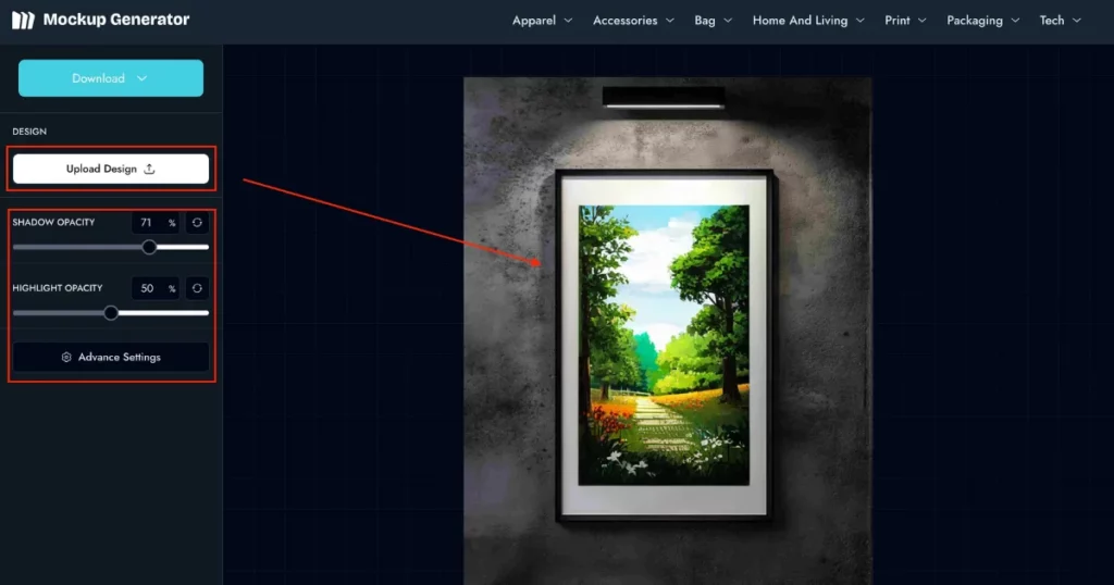 edit art on how to make poster mockups