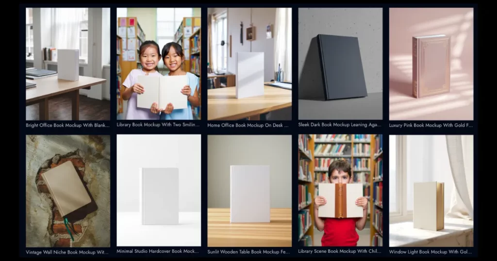 explore the book templates