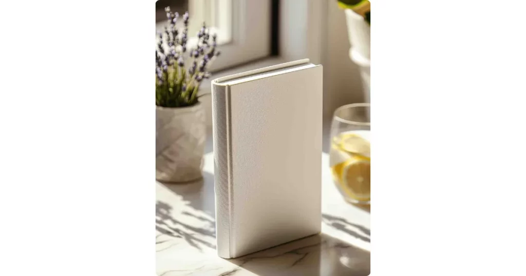 standing book mockups in mockupgenerator.ai