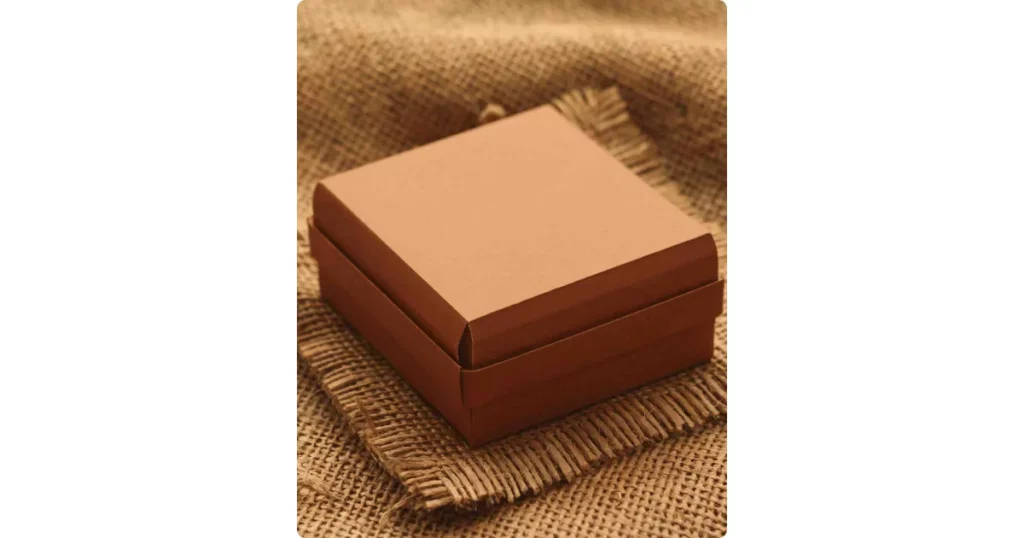 a kraft paperboard box