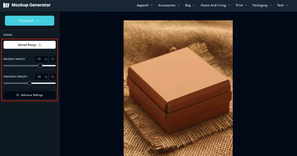 customize box template