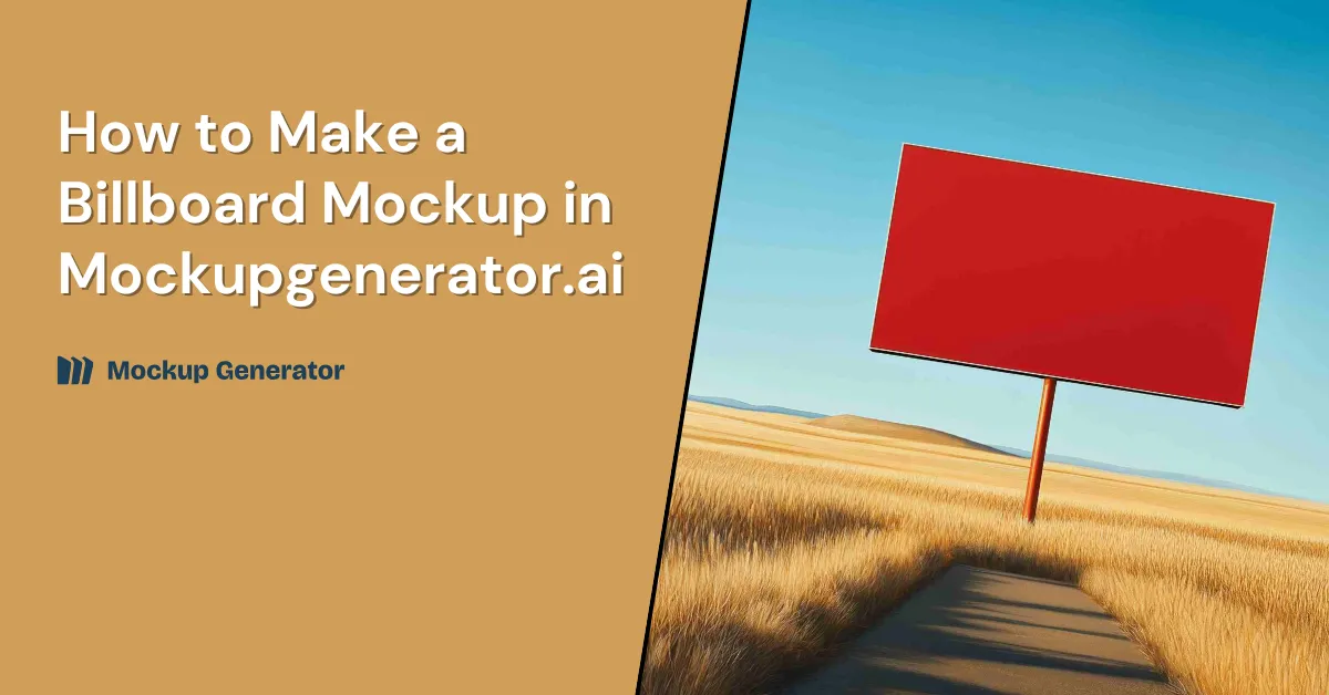 How to Make a Billboard Mockup in Mockupgenerator.ai – 2025