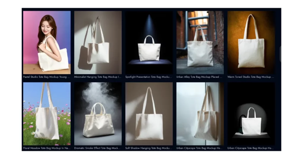 mockupgenerator.ai bag mockups