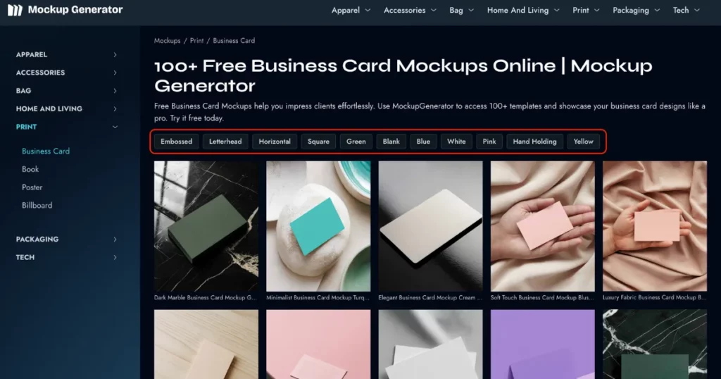 use tags to filter templates