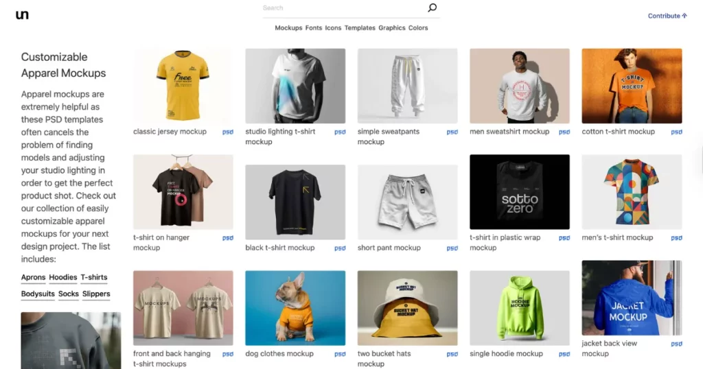 unblast clothing mockups
