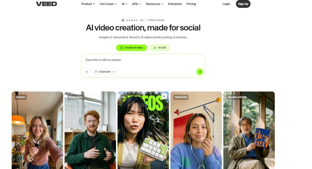 Veed.io — Best All-in-One Browser Editor